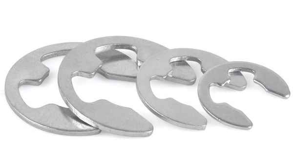 訂做304不銹鋼 開(kāi)口擋圈 e型卡簧 卡環(huán) 卡扣