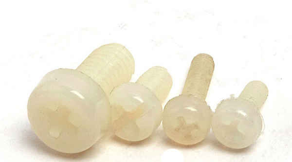 定制塑料十字圓柱頭 尼龍螺絲 塑膠螺絲 M4 M6