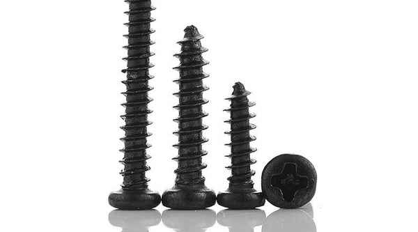 定制304不銹鋼 鍍黑圓頭自攻螺絲 十字槽盤頭 自攻螺釘 自攻絲