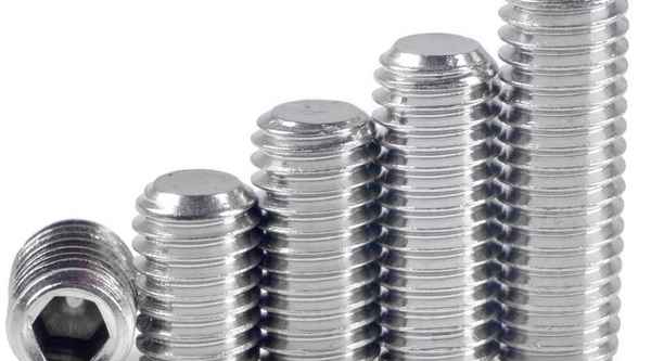 訂做304不銹鋼 平端緊定螺絲 無頭螺釘 機米 頂絲