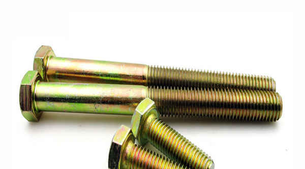 生產(chǎn)8.8級 鍍彩鋅外六角螺栓 螺絲 M4 M6