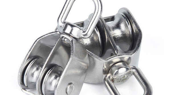 加工304不銹鋼 單滑輪雙滑輪 M12 M10 M8